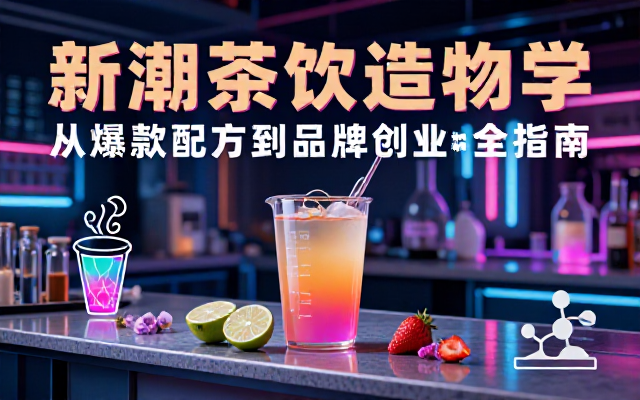 新潮茶饮配方研习课及创业实操指南