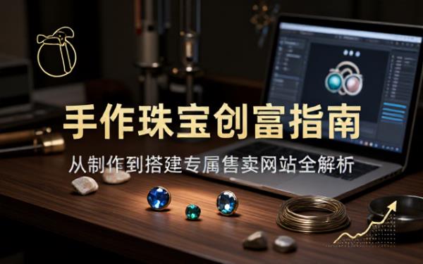 在家制作珠宝搭建售卖网站的功能需求