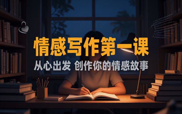 第一人称情感故事创作实战课及相关资源