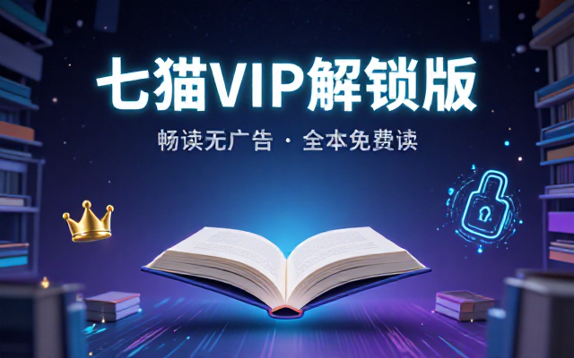 七猫免费小说去广告解锁VIP会员版安卓阅读软件