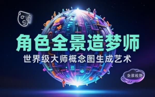 世界级大师：依角色形象生成全景概念图
