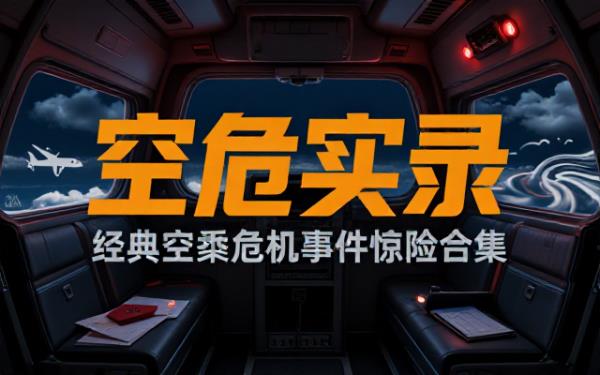 经典空乘危机事件惊险实录合集高清视频素材