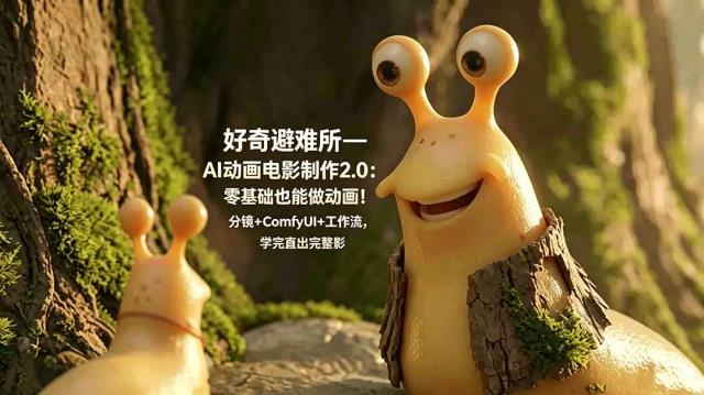 好奇避难所—AI动画电影制作2_0：零基础也能做动画！分镜ComfyUI工作流，学完直出完整影片