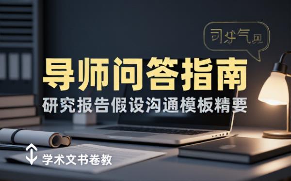 关于导师回复研究报告假设的问答模板