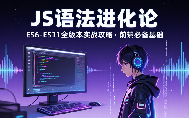 JavaScript ES6至ES11全版本语法攻略前端必备基础实战完整教程