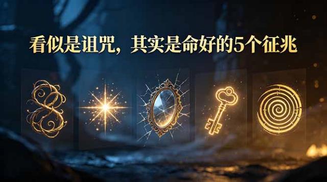 付费文章：看似是诅咒，其实是命好的5个征兆