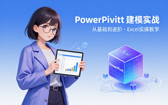 ExcelPowerPivot建模分析基础实操进阶教学课程