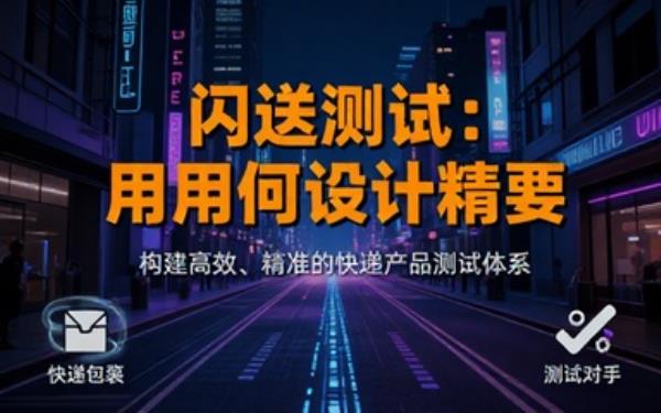 闪送快递产品需求下的测试用例设计