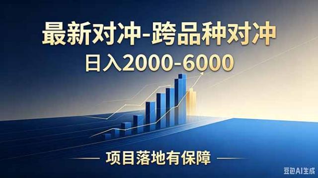 跨品种对冲震撼首发！日收益2000-6000，项目绿色长久，安全稳健，合规靠谱，可批量放大