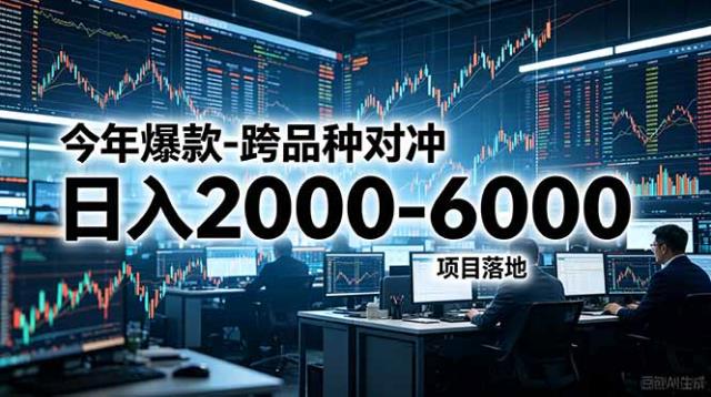 今年爆款-跨品种对冲日入2000-6000，项目落地！