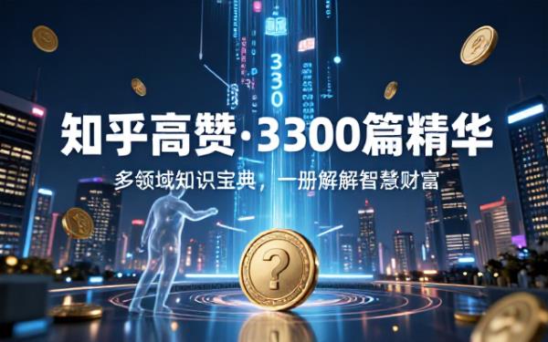 知乎高赞知识类问答合集覆盖多领域知识3300余篇