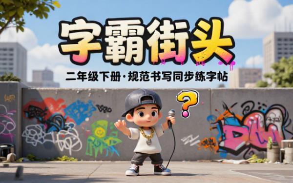 二年级下册语文汉字规范书写同步练字帖