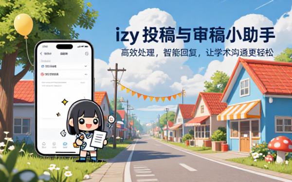 izy 协助处理投稿与同行评审回复任务