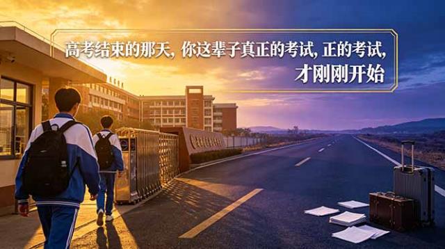 付费文章：高考结束的那天，你这辈子真正的考试，才刚刚开始