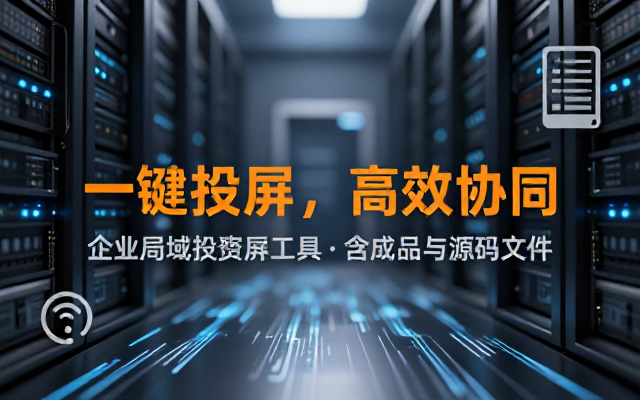 企业局域网投屏工具含成品与源码文件