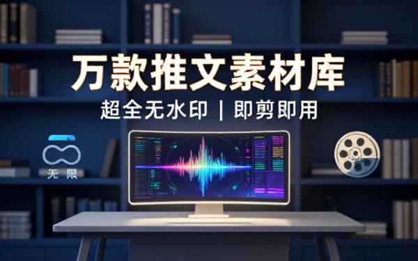 这份素材的含金量超高！10000款小说推文视频素材，各类解压视频游戏解压合集，无水印剪辑视频素材