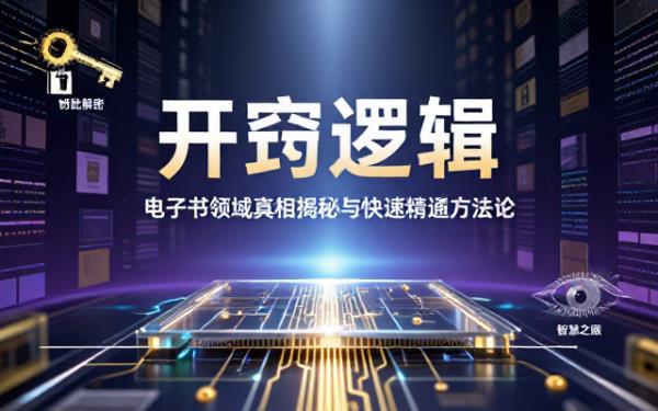 电子书领域真相揭秘：掌握在特定领域快速开窍的底层逻辑