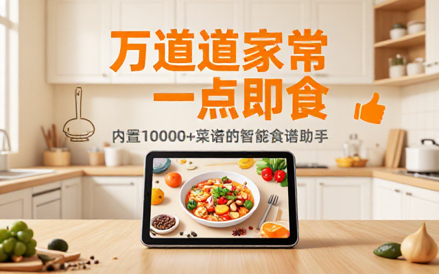 一到饭点就不知道吃啥！现在不愁了，内置10000道菜谱，App一键搞定每日食谱，免费无广告用 家常菜
