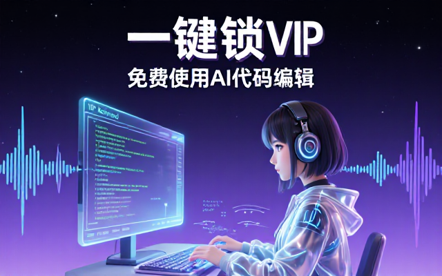 Cursor 工具 VIP 注册脚本一键解锁软件付费功能免费使用 AI 代码编辑功能