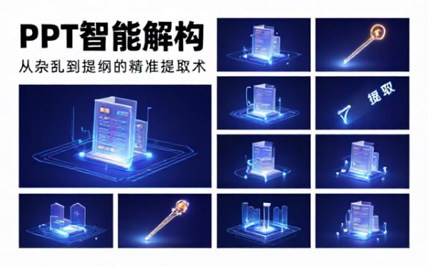 PPT提取提纲的步骤及最终输出要求