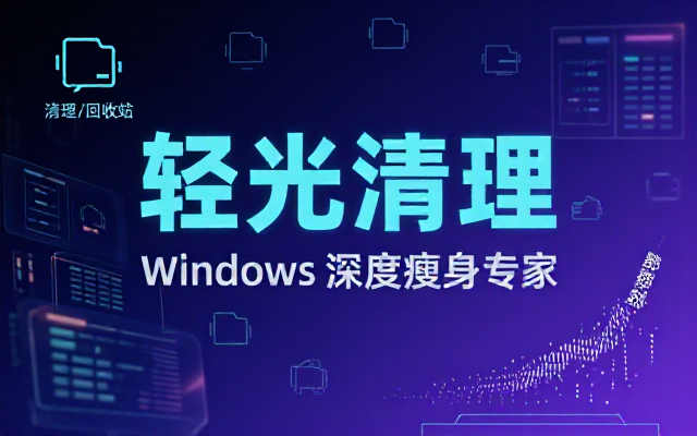 免费开源Windows瘦身神器，一键C盘清理10种垃圾文件，支持微信QQ钉钉飞书企业微信专清，LightC