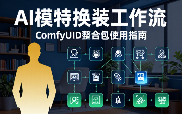 介绍 AI 模特换装工作流及 comfyui 整合包使用方法