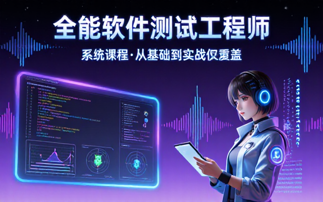全能软件测试工程师系统课程：从基础到实战全覆盖