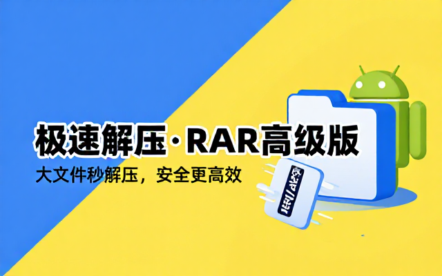 安卓 RAR 高级版压缩解压缩文件工具