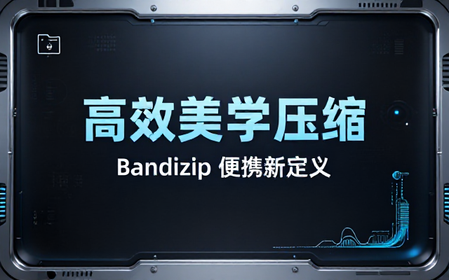 Windows高效美观压缩神器Bandizip高级便携版
