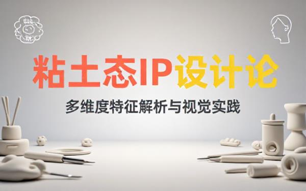 IP和头像粘土态设计的多方面特征解析