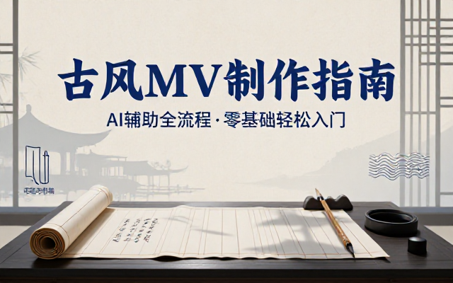 AI辅助制作古风MV全流程教程，小白也能轻松上手