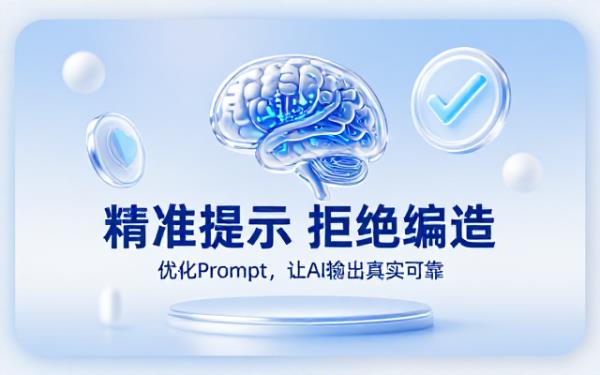 优化prompt可减少AI编造事实，效果良好