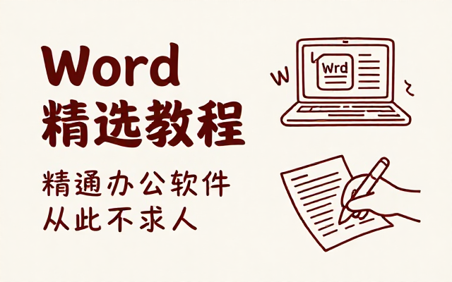 Word精选教程合集，精通办公软件从此不求人