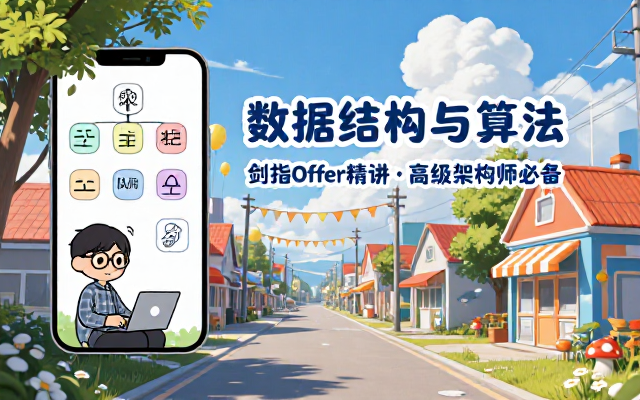 Java高级架构师必备数据结构与算法剑指Offer精讲教程