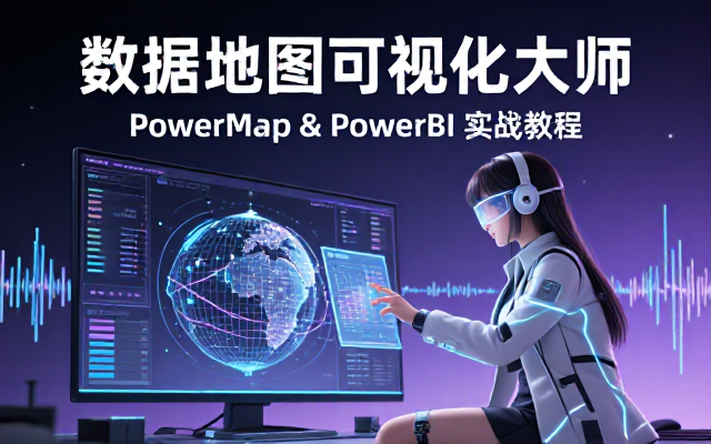 PowerMap与PowerBI数据地图可视化制作教程