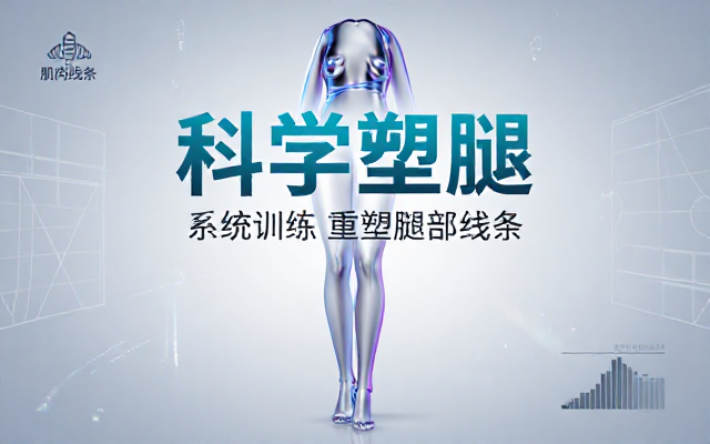 科学瘦腿塑形训练课程系统化练习打造紧致腿部线条塑造好身材