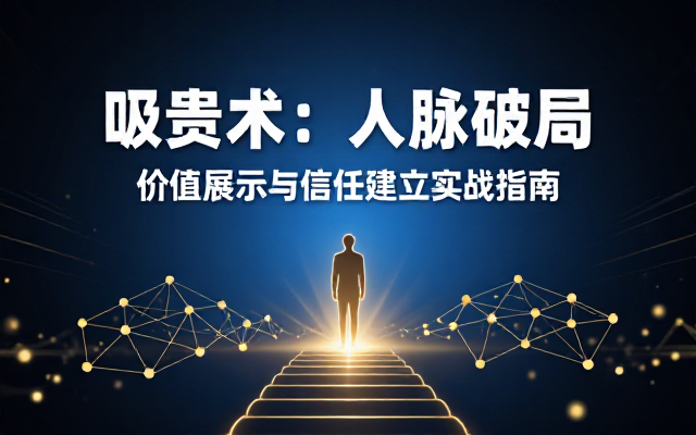 吸贵术人脉破局课程：价值展示与信任建立实战指南