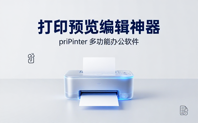 打印预览编辑神器priPrinter多功能办公软件