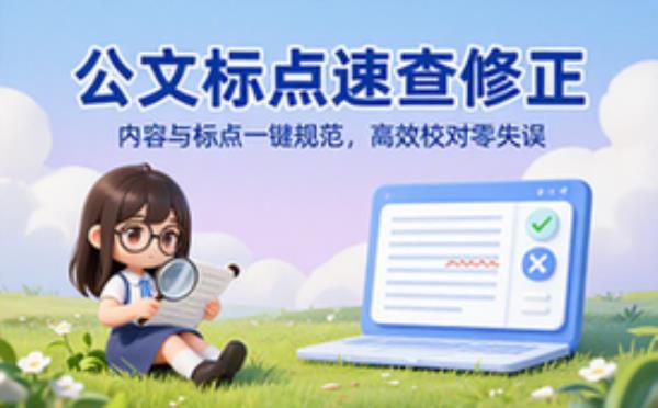 公文内容与标点快速核查修正规范