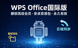 WPS Office国际版解锁高级版安卓办公软件安装包