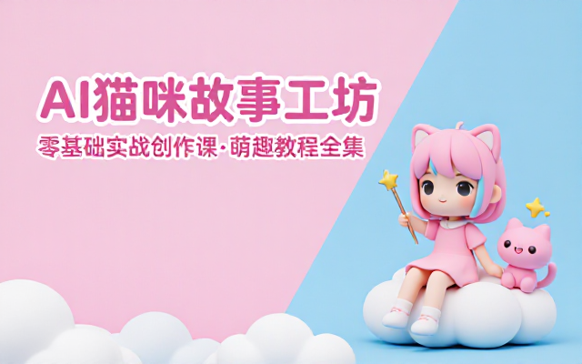 AI美女猫咪故事创作实战课及教程分享