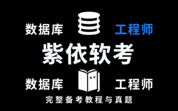 紫依软考中级数据库系统工程师完整备考教程与真题