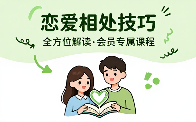 恋爱相处技巧全方位解读会员专属学习课程