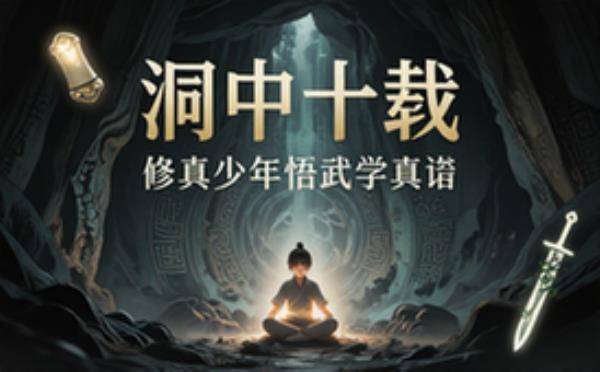 修真少年山洞修炼十年，悟武学真谛