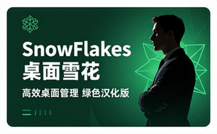 桌面雪花SnowFlakesv2_0_0绿色汉化版链接