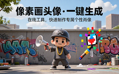 在线像素画肖像生成工具快速制作个性化头像