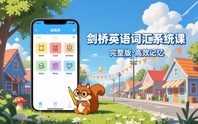 剑桥英语词汇系统学习课程完整版内容