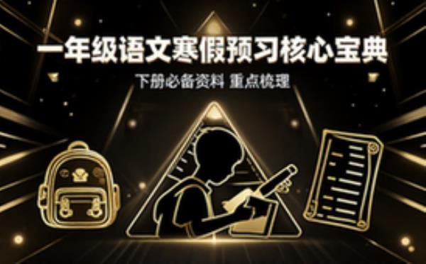 一年级下册语文寒假预习必备核心宝典资料
