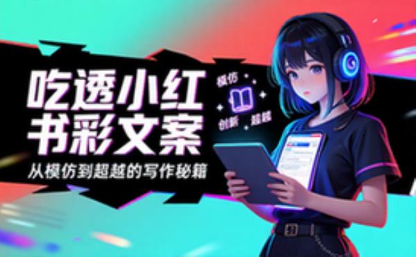 吃透小红书文案：从模仿、创新到超越 电子书籍读物电子版资料大全