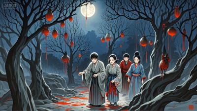 半夜窗边飘着诡异红灯笼，孩子哭闹时竟看到神秘魂魄